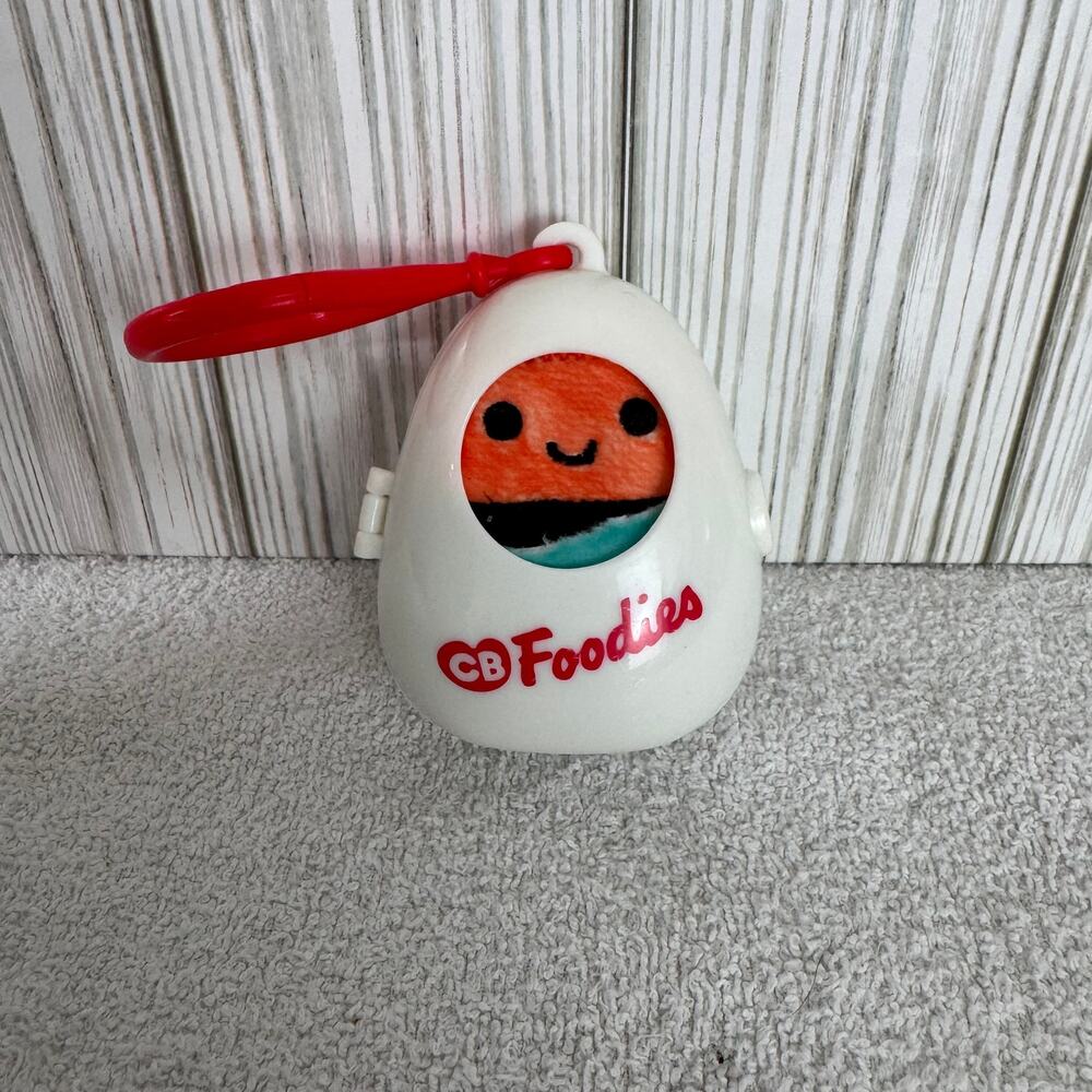 Fiesta‎ Foodies Cutie Beans Sushi Keychain Stuffed Plush with Case